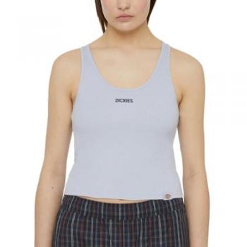 Camiseta Sin Mangas Dickies Yorktown Mujer Color Gris Claro Talla L