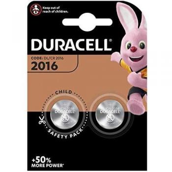 10 Pilas Duracell Modelo CR2016 Botón Litio - Pilas para calculadoras y relojes