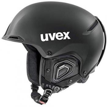 Casco Uvex Jakk+ IAS negro mate - Talla 52-55, sistema de ajuste IAS, diseño aerodinámico, ventilación optimizada, ligero y cómodo