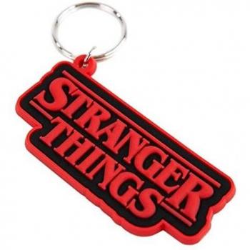 Stranger Things Rubber Logo Keychain 6 cm