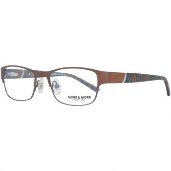 More & More 50514 780 Women's Eyeglasses Brown Size 50 (Frame Only) - Blue Light Block Available