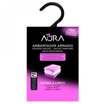 AMB AURA ARMARIO AROMA A LIMPIO - Ambientador de Armario Ecopack con Fragancia a Limpio