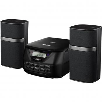 ELBE HiFi-557-USB - Micro cadena estéreo digital con MP3, CD, Aux-In, 2 x 2.5 W