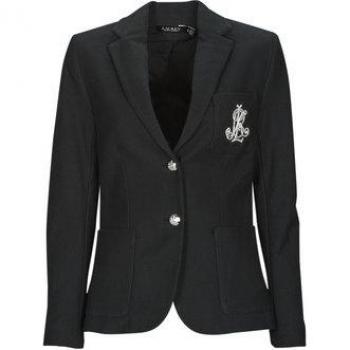 Lauren Ralph Lauren Women's Long Sleeve Solid Blazer ANFISA - Black, Size S