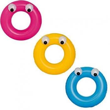 Flotador Infantil Hinchable Bestway Ojos Saltones 91 cm, colores surtidos