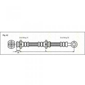 Triscan 8150 14138 Tubo flexible de frenos