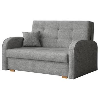 Sofá-cama Columbus 115 con caja de ropa de cama, muebles ya montados, dimensiones 133 x 85 x 98 cm