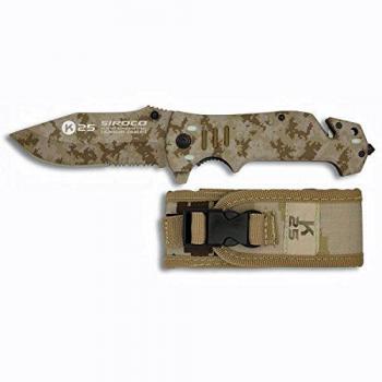rui-k25 19760 cuchillo, camuflaje marrón, M