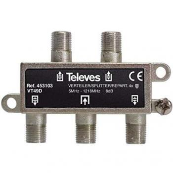 TELEVES VT49D - Distribuidor cuádruple