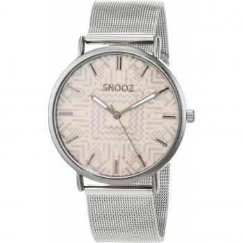 Reloj Analógico para Hombre de Cuarzo Snooz con Correa en Acero Inoxidable Saa1042-82, Unisex, 40mm