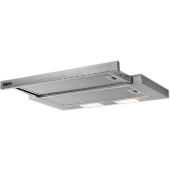 Zanussi ZFP316S Campana Extraíble Semintegrada 60 cm Acero Inoxidable 410 m³/h 3 Niveles de Potencia