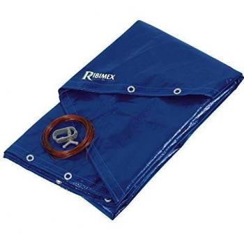 Telón Protector para Piscina Redonda 5.20 m - Azul - Ribimex PRBP140R52