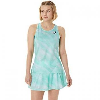 Camiseta Sin Mangas Asics Match Graphic Mujeres Mint - XL