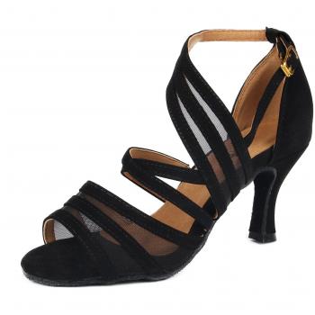 SUKUTU Zapatos de Baile de salón Mujer Tango Latino Salsa Práctica Samba Waltz Zapatos de Baile Social