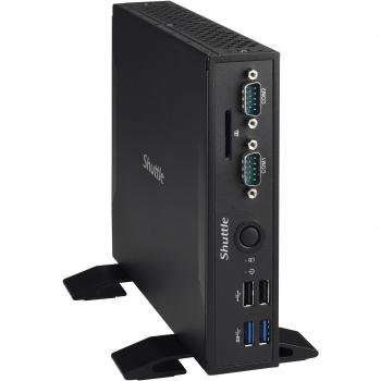 Shuttle DS67U5 BGA1356 2.3GHz i5-6200U Black PC/Workstation Barebone with Socket B2 (LGA 1356), Intel Core i5-6xxx, 14 nm, and 2.8 GHz Boost Frequency