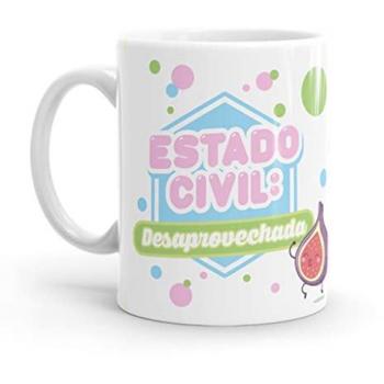 Taza Estado Civil: Desaprovechada - Taza con frase original para café - Resistente al microondas y lavavajillas