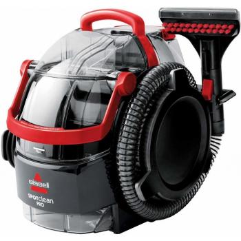 Bissell SpotClean Pro 1558N Aspiradora Cilíndrica Seca y Húmeda 750 W Sin Bolsa Multisuperficie para Alfombras, Moquetas, Tapicería, Esc
