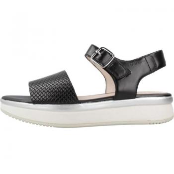 Sandalias Mujer Stonefly Lara 12, color negro, modelo cómodo y elegante, con suela antideslizante y diseño ergonómico