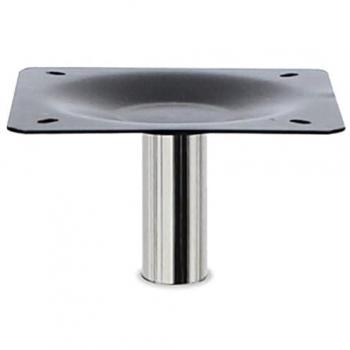 Columna Ø50 con Placa Htotal 155 para Bases Begga e Iza