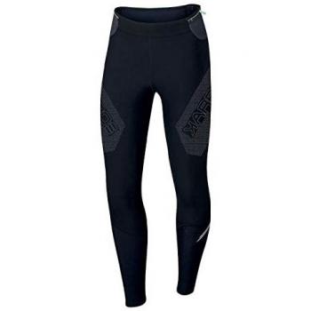 Mallas de trail Karpos Lavaredo Tech Tight negro, características: tejido elástico, transpirable, ajuste ceñido, cinturilla con cordón ajustable, bolsillo trasero con cremallera, costuras planas para mayor comodidad