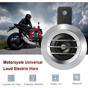 KKmoon 12V 1.5A 105dB Altavoz Bocina Eléctrica Impermeable Universal de Moto