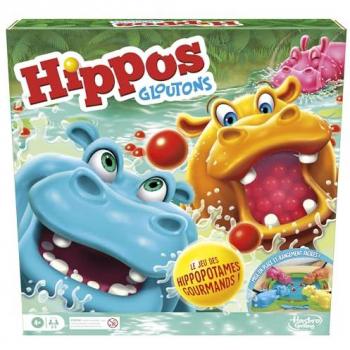 Juego de Mesa Hasbro Hippos Glotones para Niños, 2 a 4 Jugadores, a partir de 4 Años