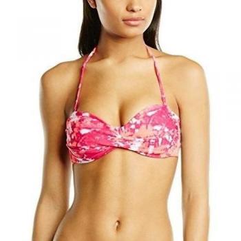 Volte (La) Graffitibeach Band - Parte de arriba de bikini para mujer, color rosa - pink (very berry), talla M