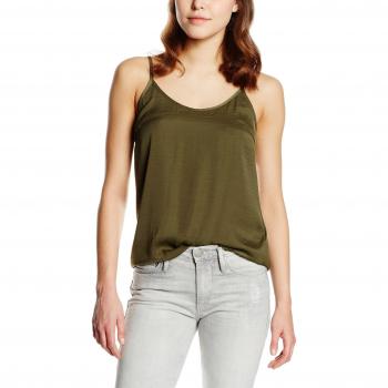 Vila VIMELLI SINGLET - Tank Top Mujer, Ivy Green, 42