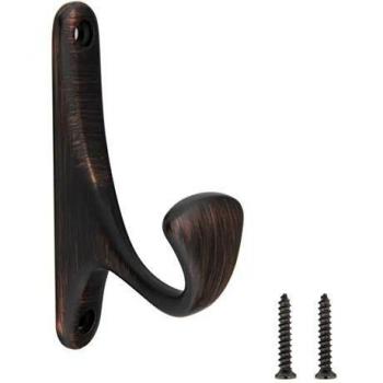 Amazon Basics AB5200-OR-5 Perchero para abrigo simple curvado, bronce al aceite