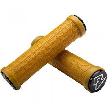 Race Face Grippler Lock-On - Puños de Goma para Bicicleta, Longitud 33 mm, 2018