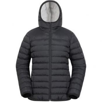 Mountain Warehouse Women's Faux Fur Lined Padded Jacket - Navy - Size 18