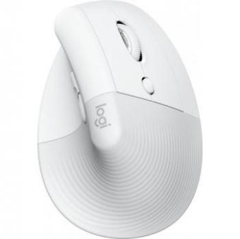 Logitech Lift Vertical Ergonomic Wireless Mouse (Off-White/Pale Gray)