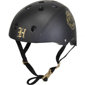 D'arpèje Harry Potter Casco de Bicicleta Talla M Negro y Dorado con Logotipo