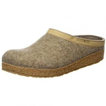 Haflinger Torben Grizzly Clogs - Turf/Beige Slippers