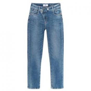 Le Temps des Cerises High Waist Push-up Women's Jeans, 7/8 Regular Fit, Blue, Size 31