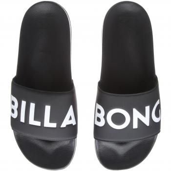 Billabong Poolslide, Chanclas Hombre, Negro/Blanco, 41