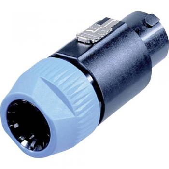 Whirlwind Neutrik NL Series 8 Pole Inline Speakon Cable Connector with Latch, 8-pin, screw connection, audio jack plug, straight, dimensions: 60.0 mm x 35.0 mm x 35