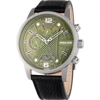 Reloj Police Hombre Analogico Cuarzo con Correa de Cuero PEWJF2203305 (48mm)