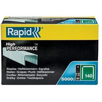 Grapas Galvanizadas Rapid Tipo 140 de 12mm - Paquete de 5000 Unidades
