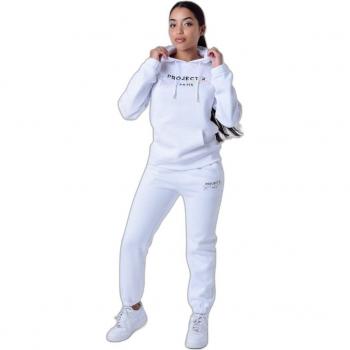 Embroidered Women's Hoodie Project X Paris White L