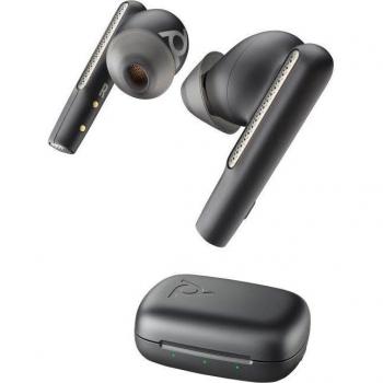 Auriculares in Ear Bluetooth Poly Voyager Free 60 UC con Carga Inalámbrica - Negro