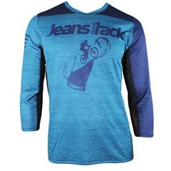 Camiseta Técnica 3/4 Bike & Beer Enduro Azul Unisex Adulto