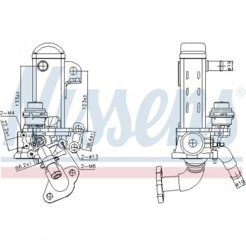 Enfriador EGR NISSENS 989461