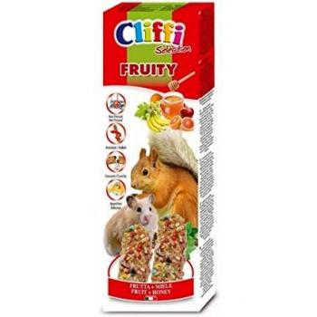 Cliffi sticks per criceti e scoiattoli con frutta e miele 110 gr