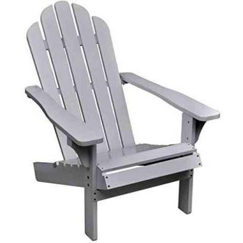 vidaXL Garden Chair Wood White Outdoor Bistro Patio Seating Armchair Lounger