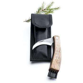 Sagaform 0000250 - Cuchillo para champiñones con Funda de cañamazo