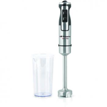 Orbegozo BT 2700 - Batidora de mano, regulador de velocidad y función turbo, acero inoxidable, 1000 W de potencia