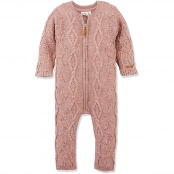NAME IT Nmfwrilla Wool LS Knit Suit Noos, Mono para Bebés, Rosa Woodrose, 95