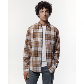 Camisa de franela a cuadros para hombre Sfera