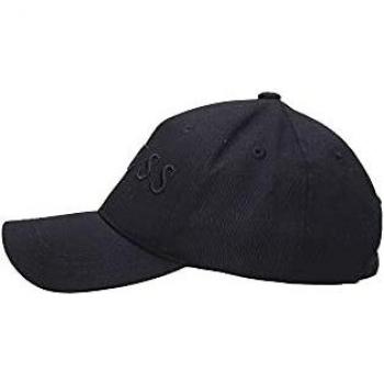 Guess Gorros para hombre Black Am8821cot01, Negro , L